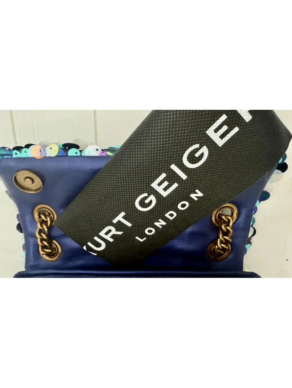 Kurt Geiger drop paillette width